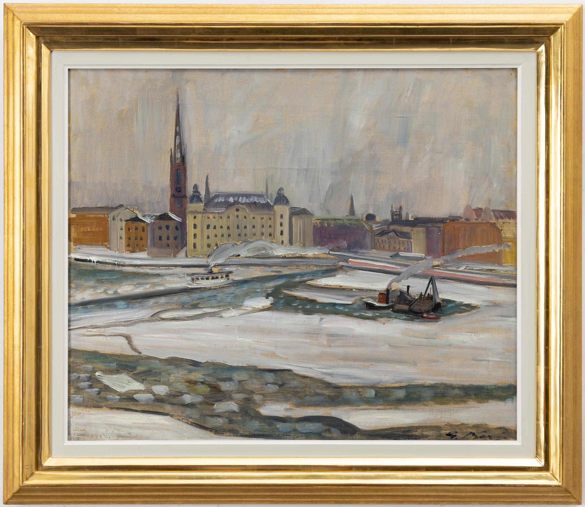 Gideon Börje, Vinter, Riddarholmen.