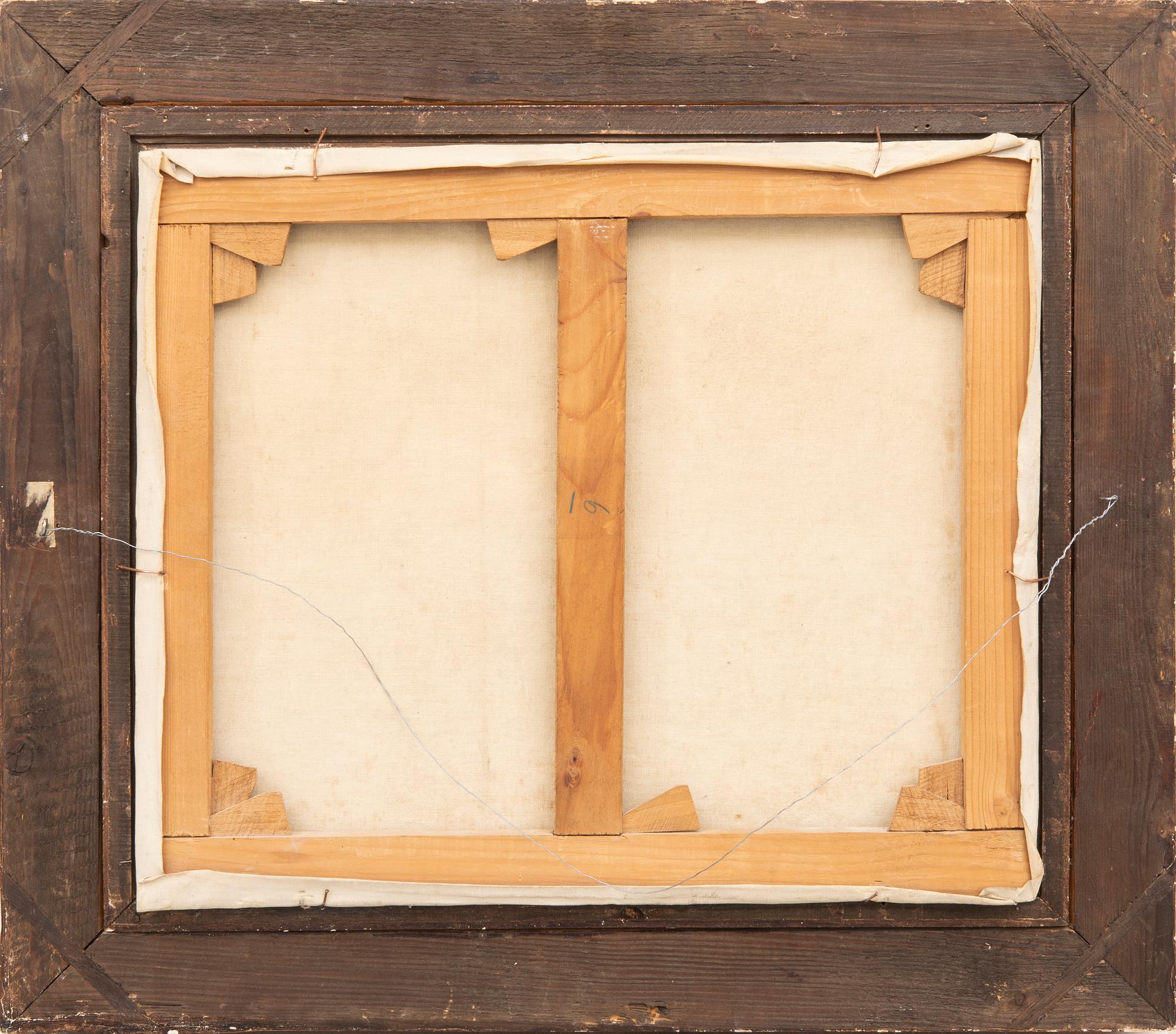 Charles Clair, olja på duk signerad.