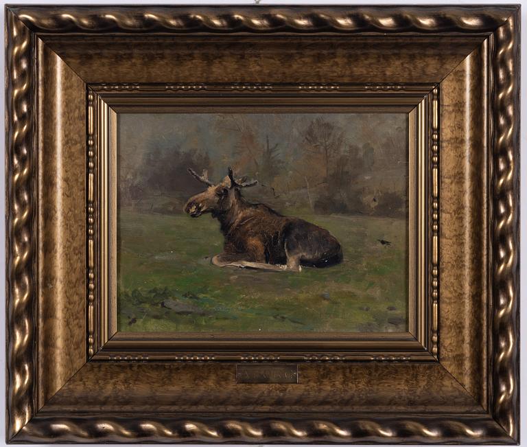 Axel Borg, Lying moose.