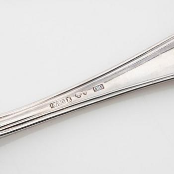 Cutlery 74 pcs "Kungsholm" silver, GAB Stockholm 1957-1966.