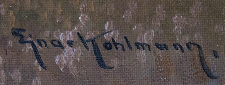 EJNAR KOHLMANN, öljy kankaalle, signeerattu,