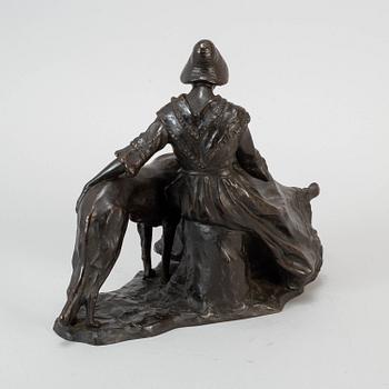 FRIED CORNIK, sculpture, bronze, signed and dated 1917.