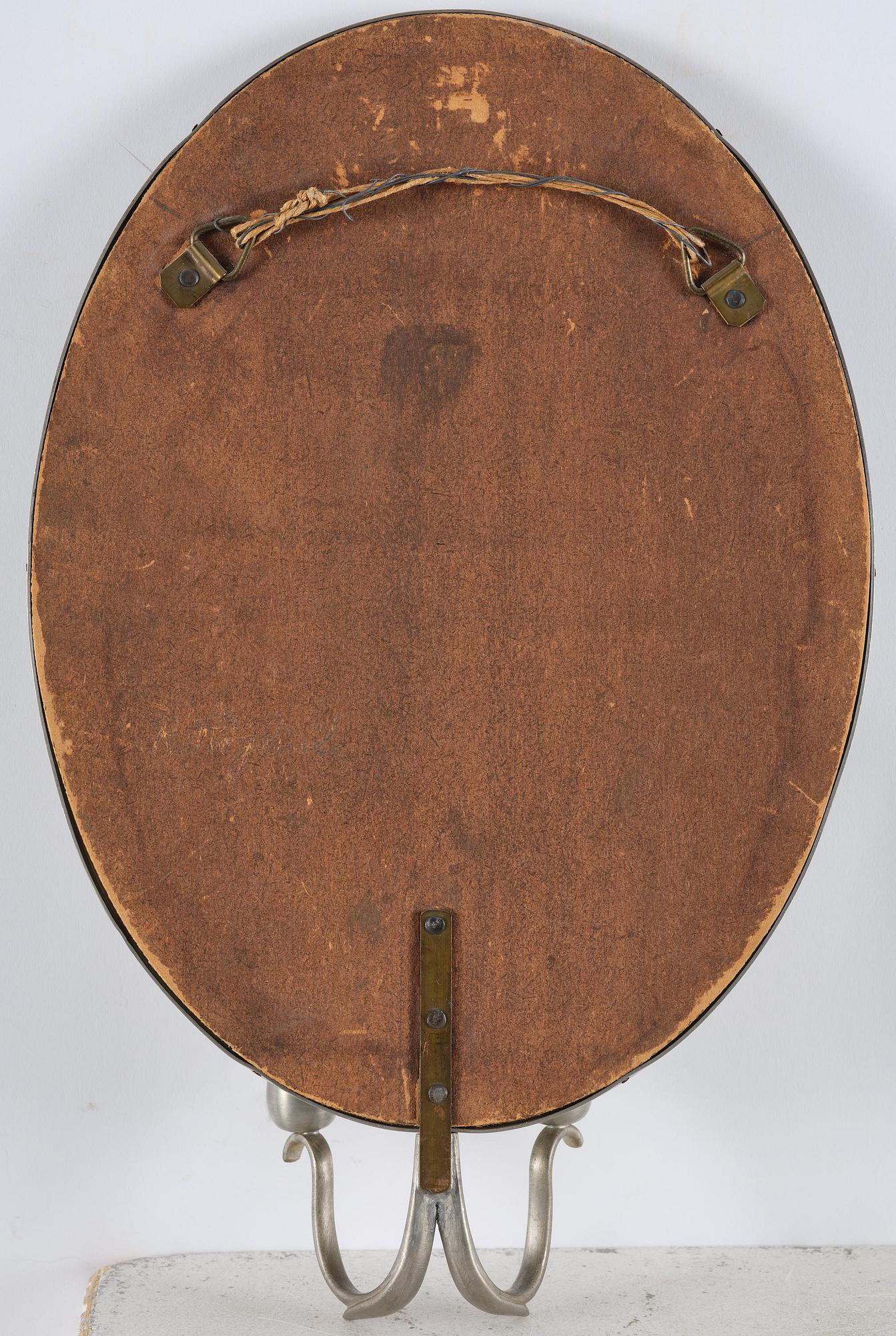 Firma Svenskt Tenn, spegellampett, tenn, modell "A 245", Stockholm, 1928.