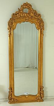 SPEGEL MED KONSOLBORD, nyrokoko. 1800-talets andra hälft. Prov; Svaneholms slott.