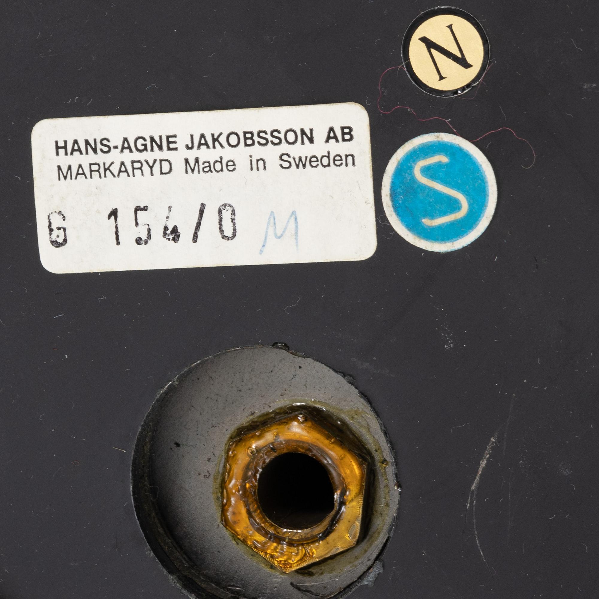 Hans-Agne Jakobsson, golvlampa, modell G154, Markaryd.