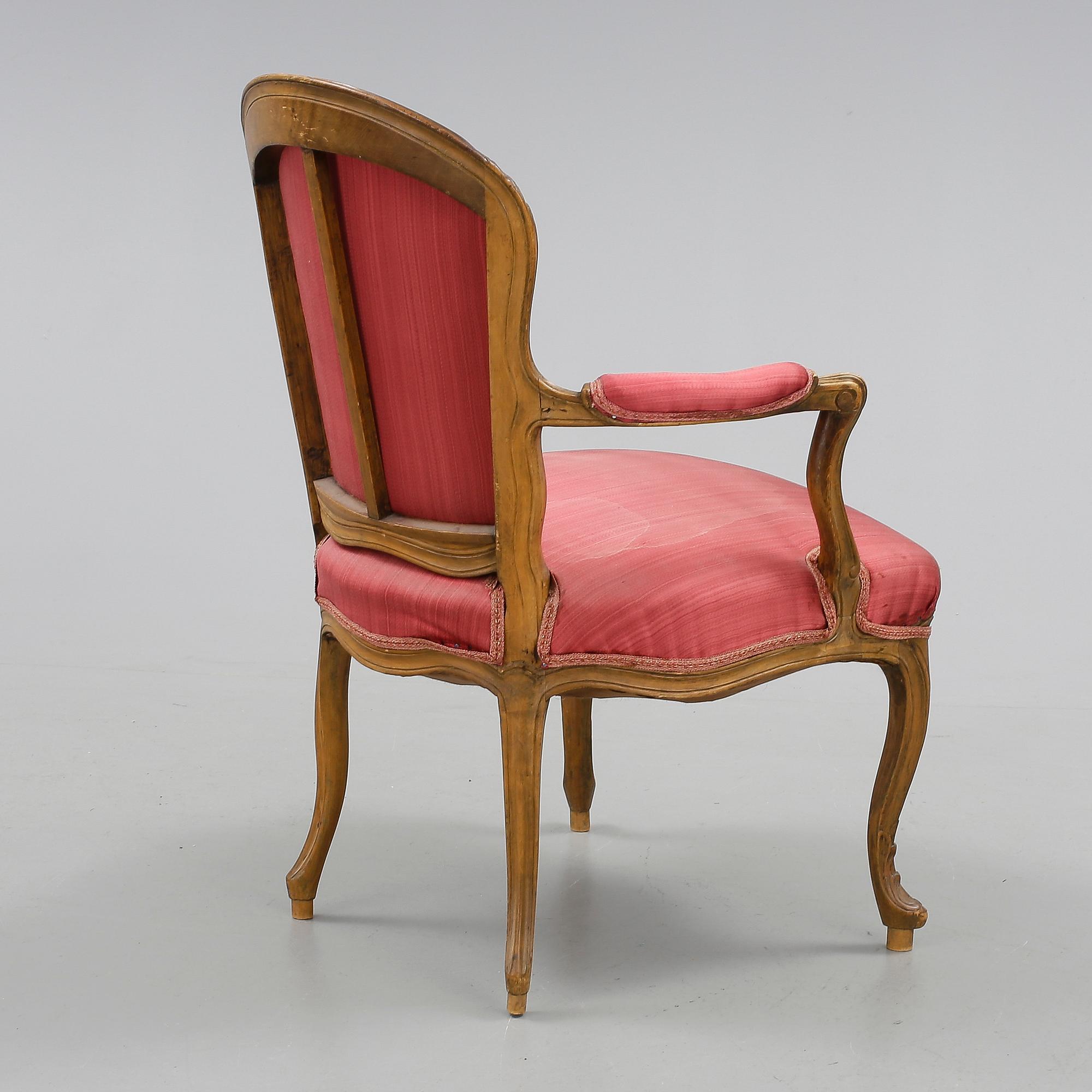KARMSTOL, Louis XV-stil, 1900-talets början.