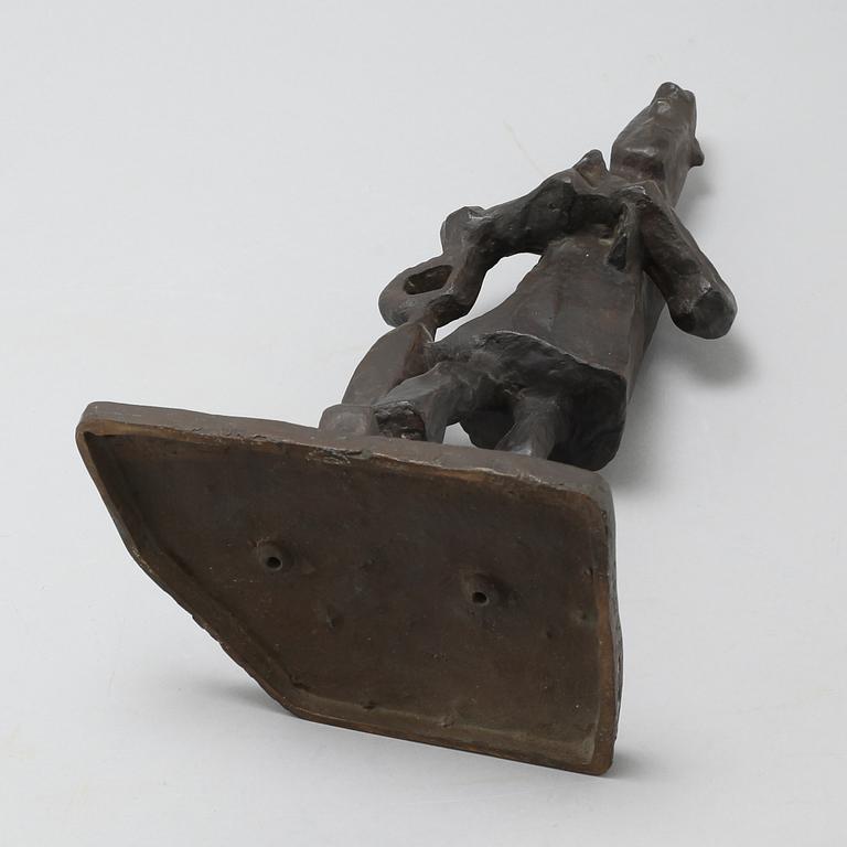 OKÄND KONSTNÄR, skulptur, brons, signerad, Herman Bergman fud, 1900-tal.