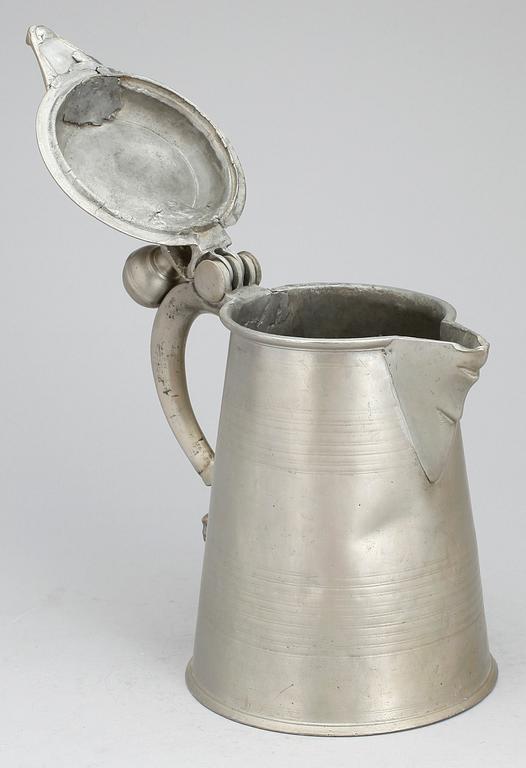 SKÄNKSTOP, tenn. Gudmund Östling, Vimmerby, 1780.