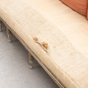 A late Gustavian sofa attributed to E. Ståhl (master in Stockholm 1794-1820).