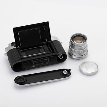 Camera, Leica M3 with lens, manufactured in 1957.