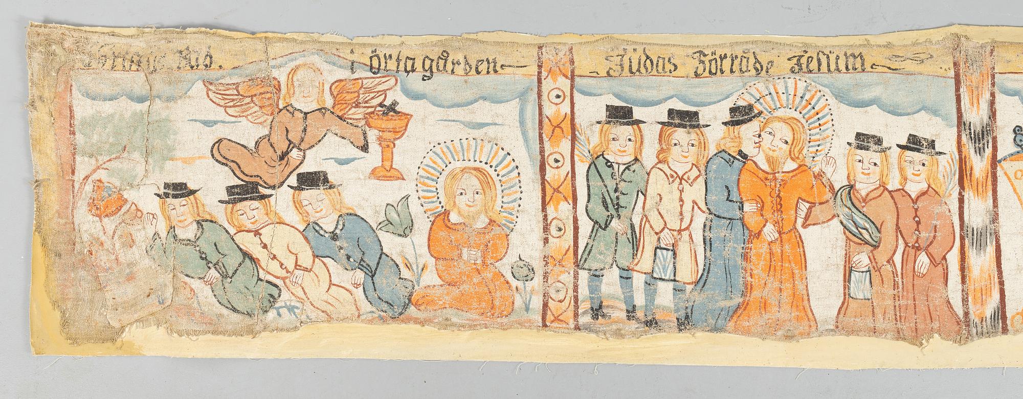 Bonadsmålning, tillskriven Per I Lusshult (Per Nilsson) (1741-1820).