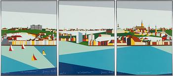 Franco Costa, triptych, "Oh! Copenhagen!", Triptych.