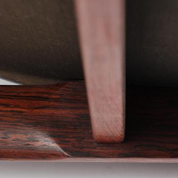 Ib Kofod-Larsen, a rosewood "Elizabeth" easy chair, cabinetmakers Christensen & Larsen, Denmark, 1950s-60s.