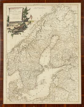 Karta/kopparstick av Antonio Zatta (1757-1797).