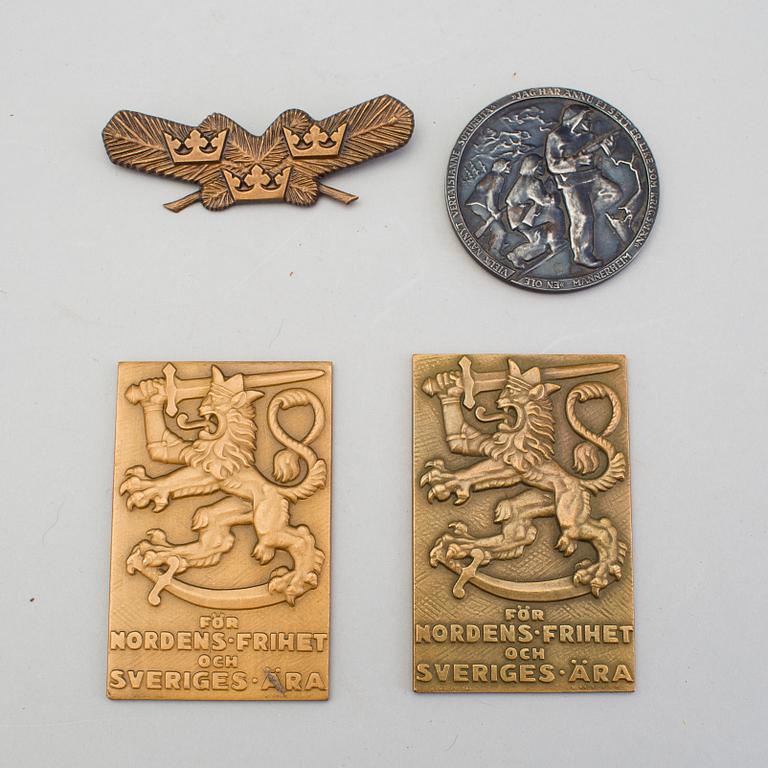 MILITARIA, 9 delar, Finska vinterkriget, 1939-40.