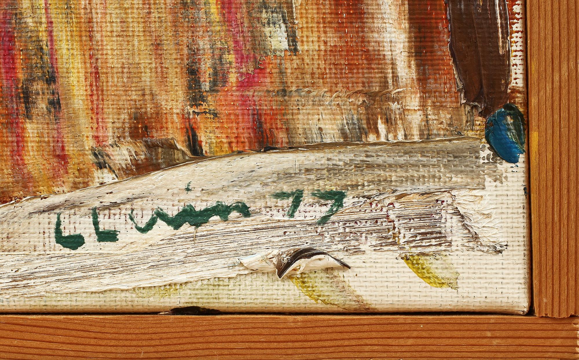 LARS LERIN, olja på duk, sign. o dat. "-77".