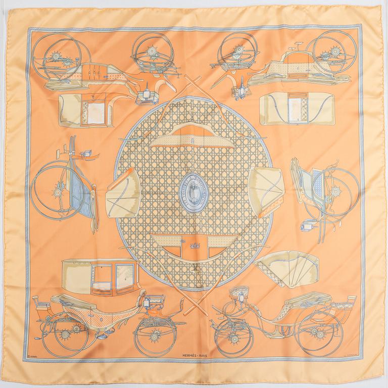 Hermès, scarf, "Les Voitures à Transformation".