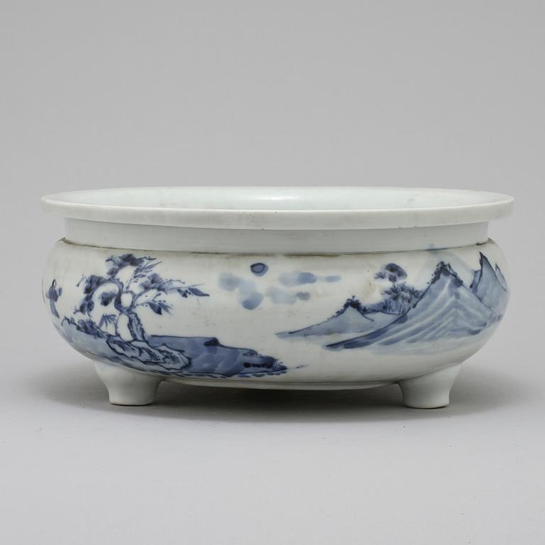 RÖKELSEKAR, porslin, Kina, Qing dynastin.