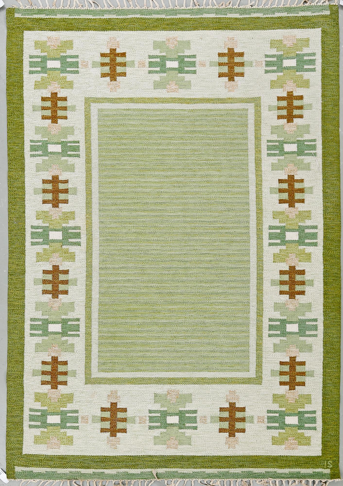 MATTA, rölakan, Ingegerd Silow. Signerad IS. Ca 283x200 cm.