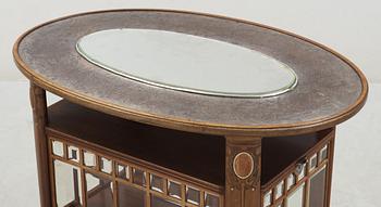 An Alfred Grenander Art Nouveau mahogany tea or smoke table, Germany ca 1909.