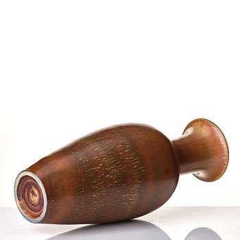 Gunnar Nylund, a mid 20th century stoneware floor vase, Rörstrand, Sweden.