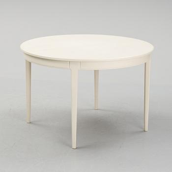 Carl Malmsten, A dinnertable and four chairs, "Talavid", by Carl Malmsten, Waggeryds Möbelfabrik AB, second half of the.