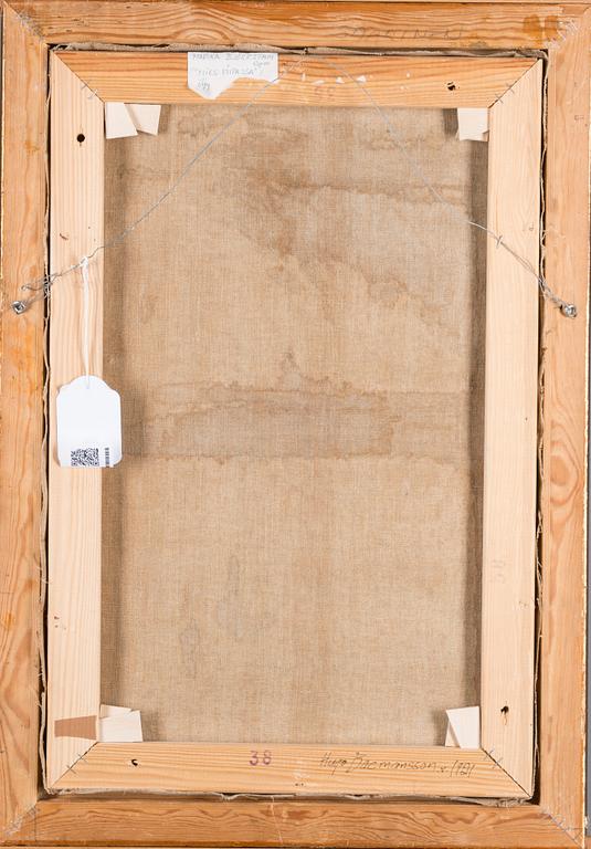 HUGO BACKMANSSON, olja på duk, kyrillisk signering, daterad 21.