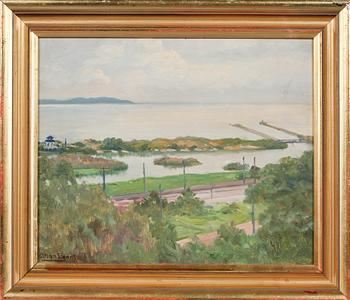 ALLAN EGNELL, olja på pannå, signerad.