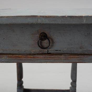 A Baroque gate-leg table, 18th century.