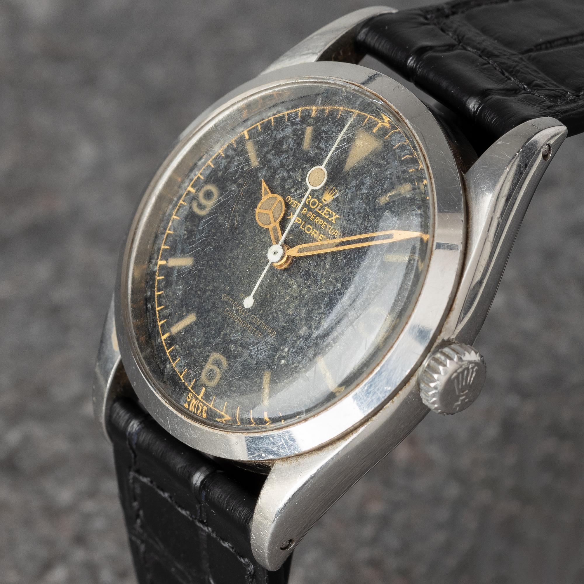 Rolex, Explorer, "Nobel family", "Radium Chapter ring OCC Dial", ca 1956.
