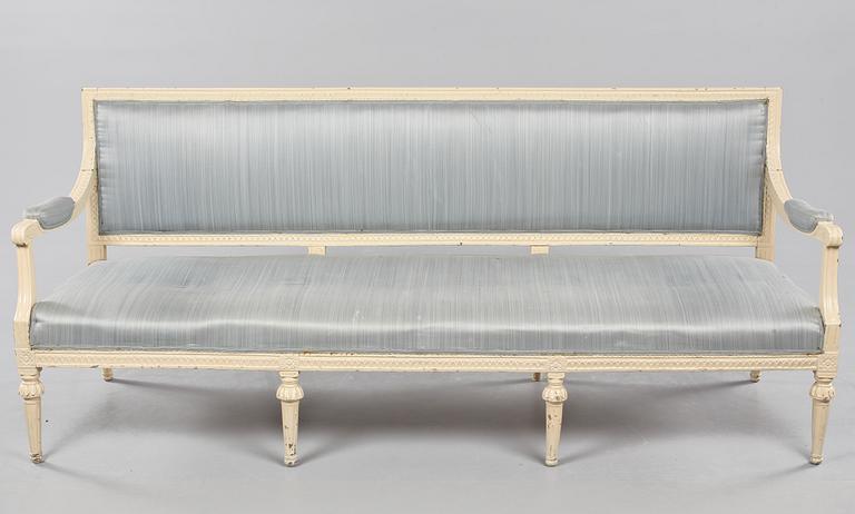 SOFFA, gustaviansk, 1700/1800-tal.