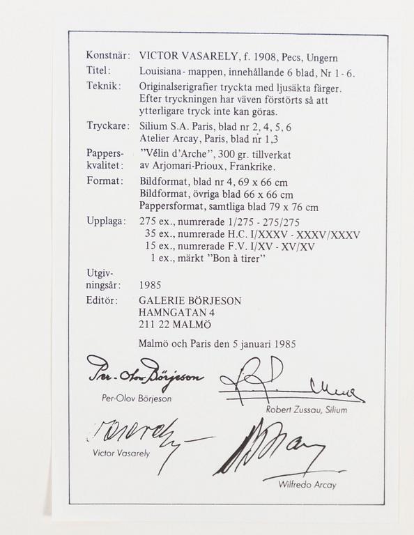 Victor Vasarely, "Louisiana 1".