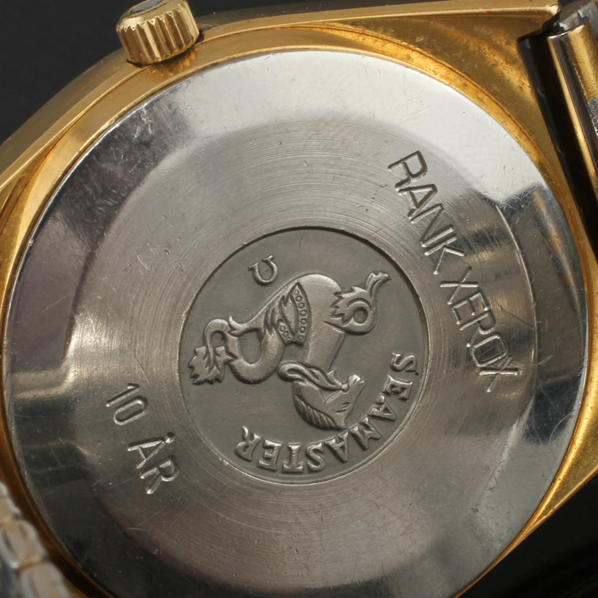 ARMBANDSUR, stål/double, "seamaster", Omega, 1970-tal.