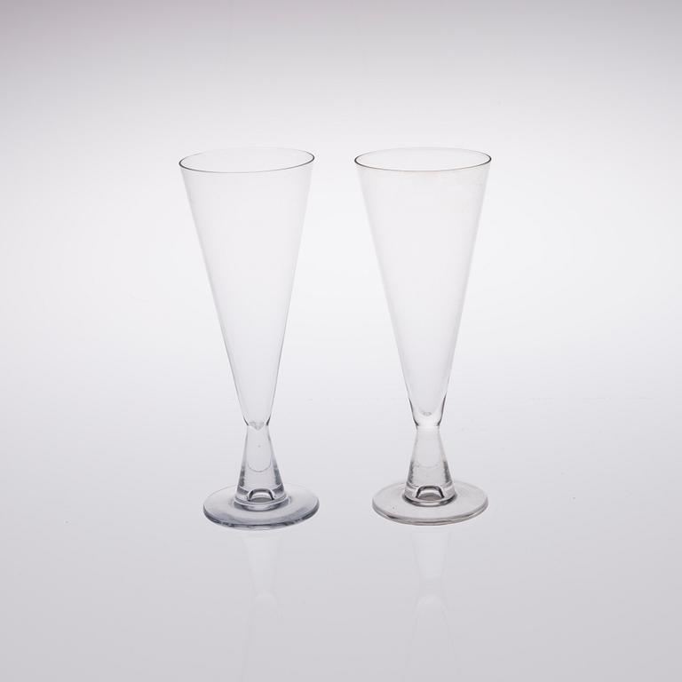 TAPIO WIRKKALA, CHAMPAGNEGLAS, 6 st, "Tiima", 1958-73.