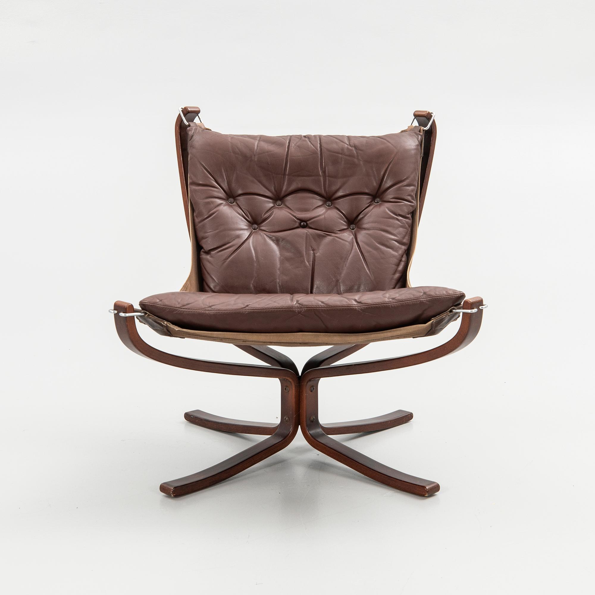 Armchair, "Falcon chair", Sigurd Rusell, Vatne Møbler, Norway.