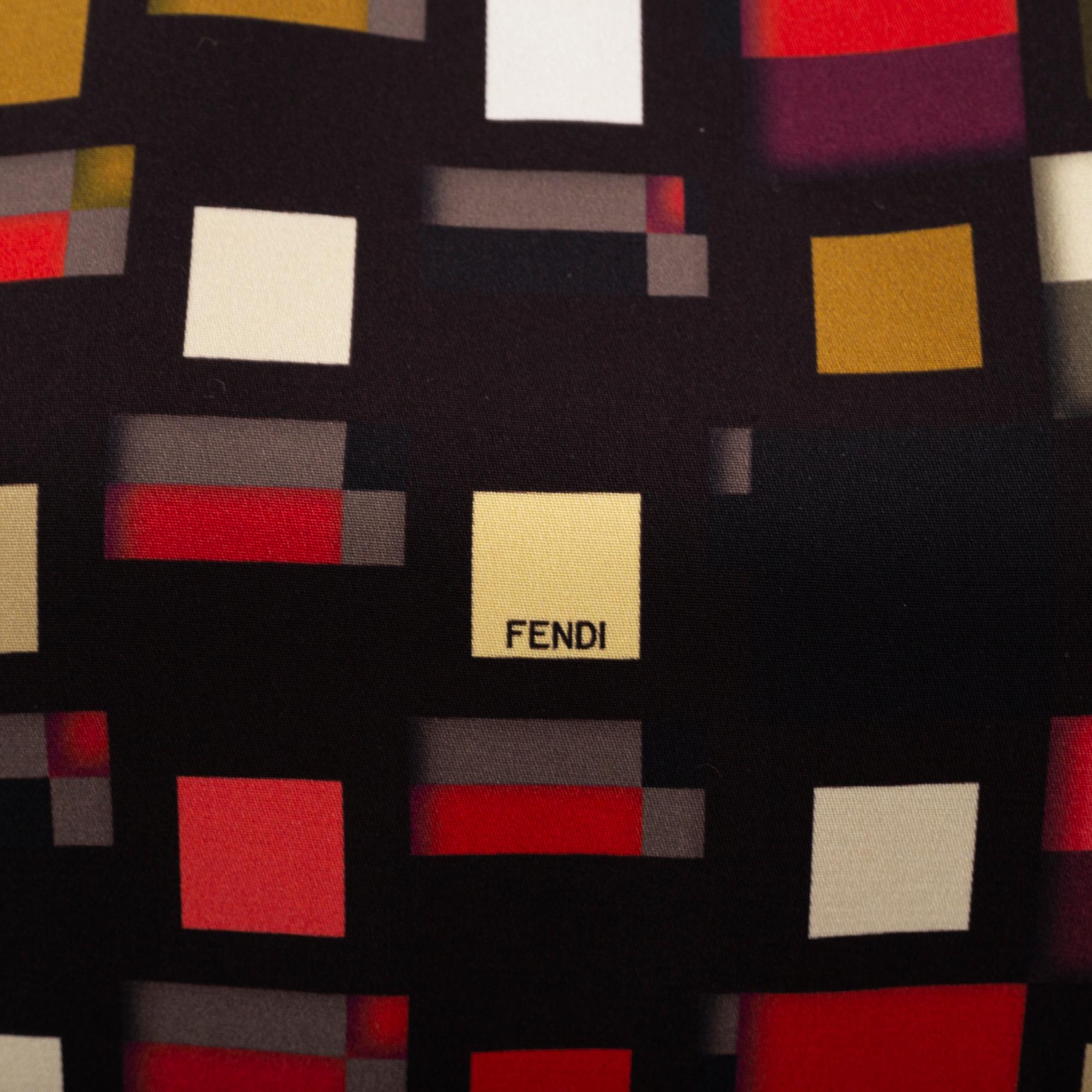 Fendi, a silk dress, Italian size 42.