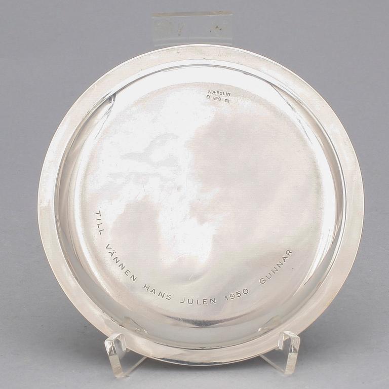 FAT, silver W A Bolin, Stockholm, 1940. Vikt 118 gram.