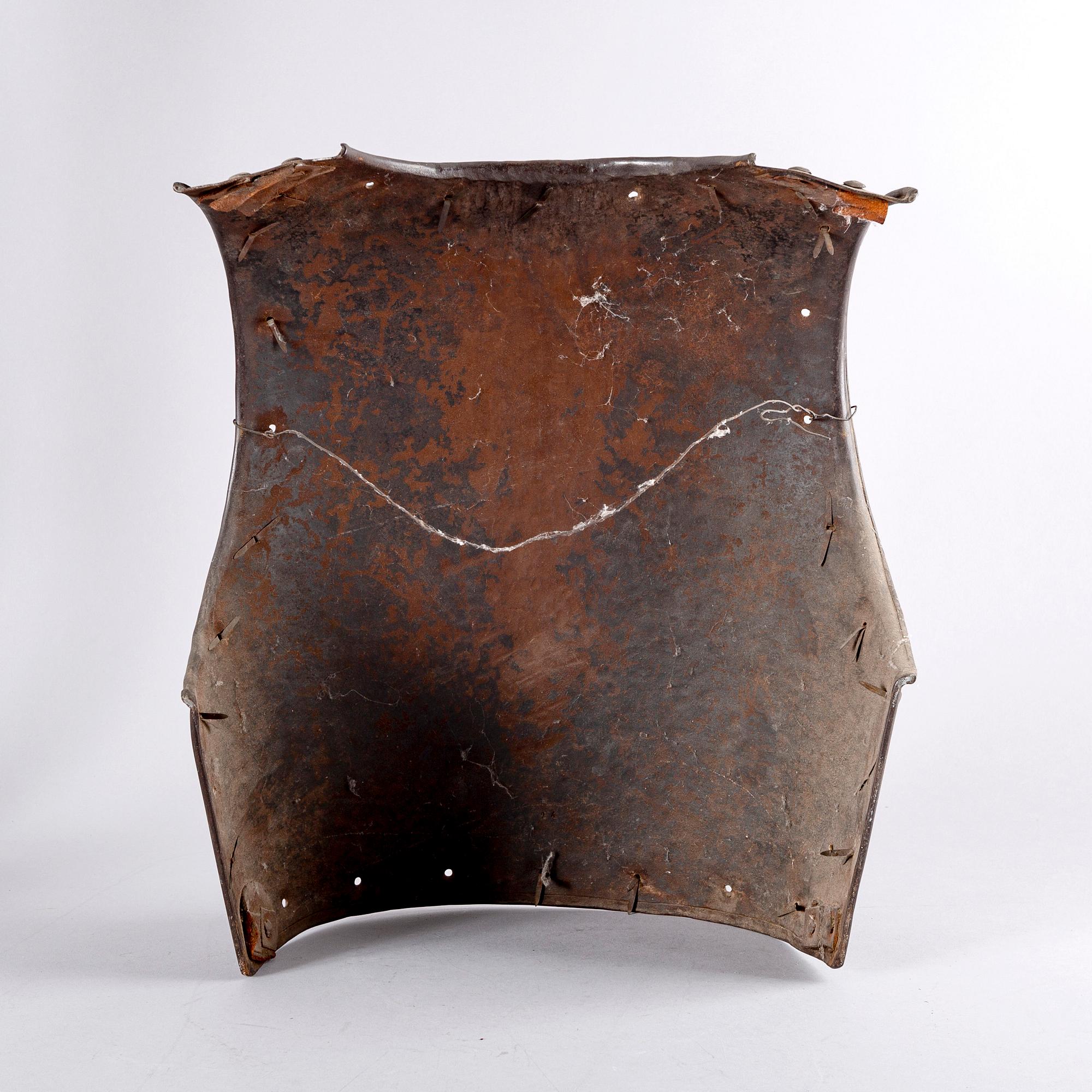 Ryggstycke, till kyrass, stål, sannolikt 1800-tal.