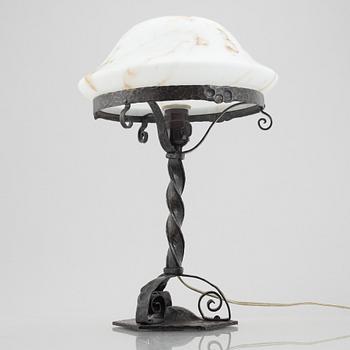 Arvid Böhlmarks Lampfabrik, bordslampa, modell "6597", jugend, 1900-talets början.