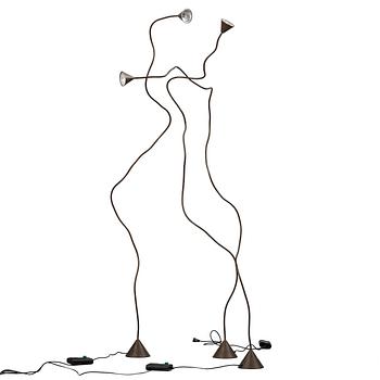 Sergio Calatroni, floor lamps, three, “Papiro”, Pallucco, Italy, 1990s.