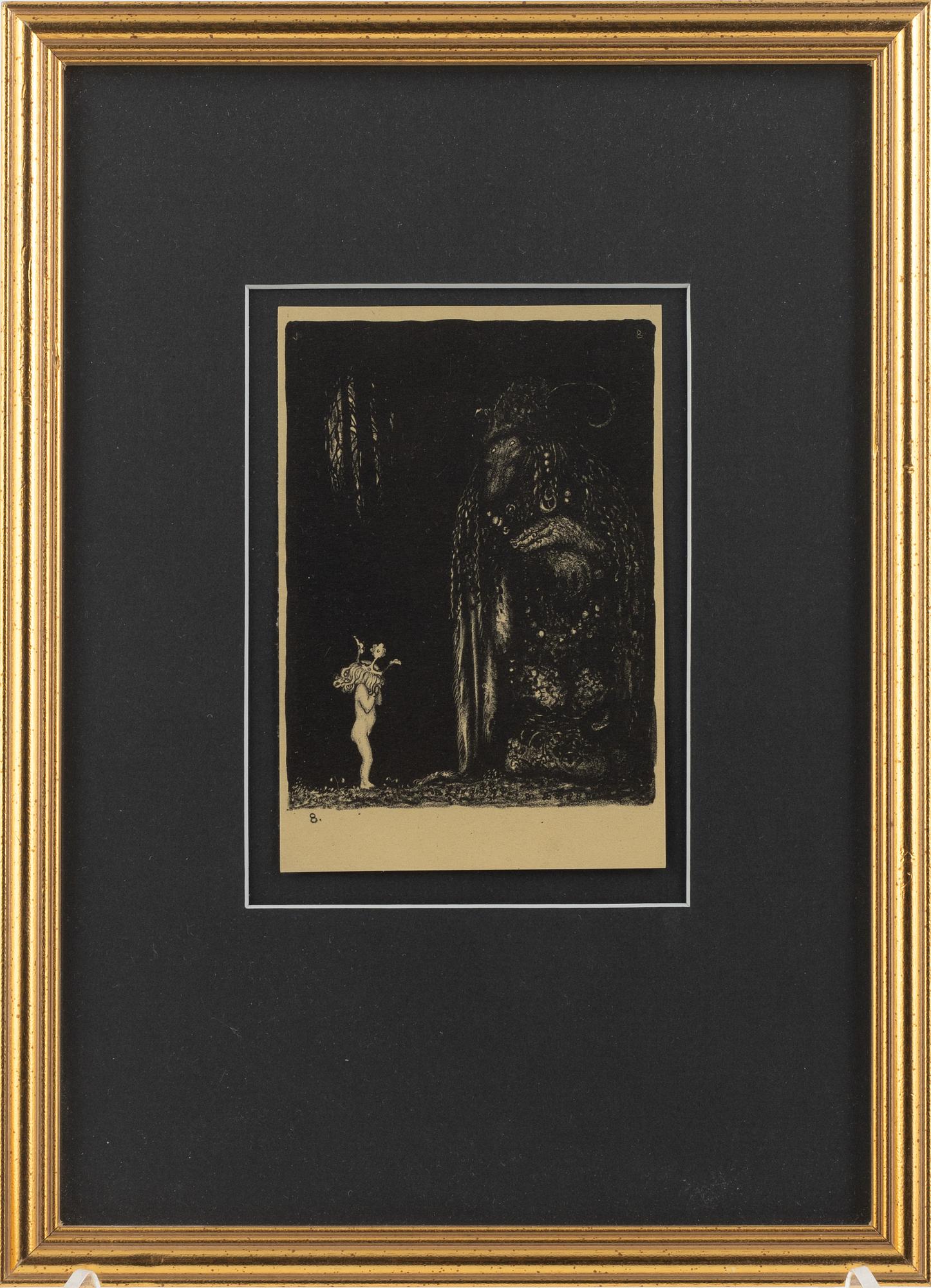 John Bauer, "-En sådan eländig liten bleknos! sa trollet".