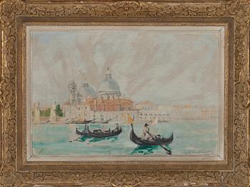 RIKARD LINDSTRÖM, olja på duk, sign och dat 1924.