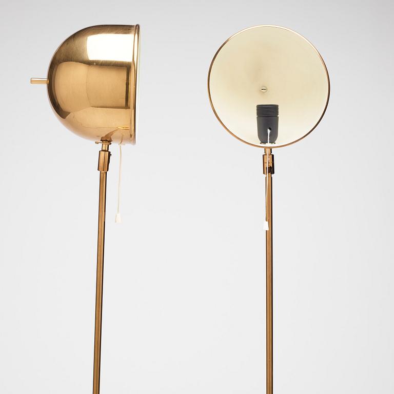 Eje Ahlgren, a pair of floor lamps, model 'G-075', Bergboms, Sweden 1960-70s.
