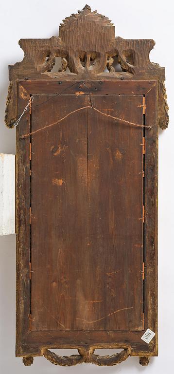 A Gustavian mirror.