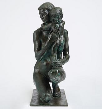 Nils Möllerberg, "Mor och barn" (Mother and child).