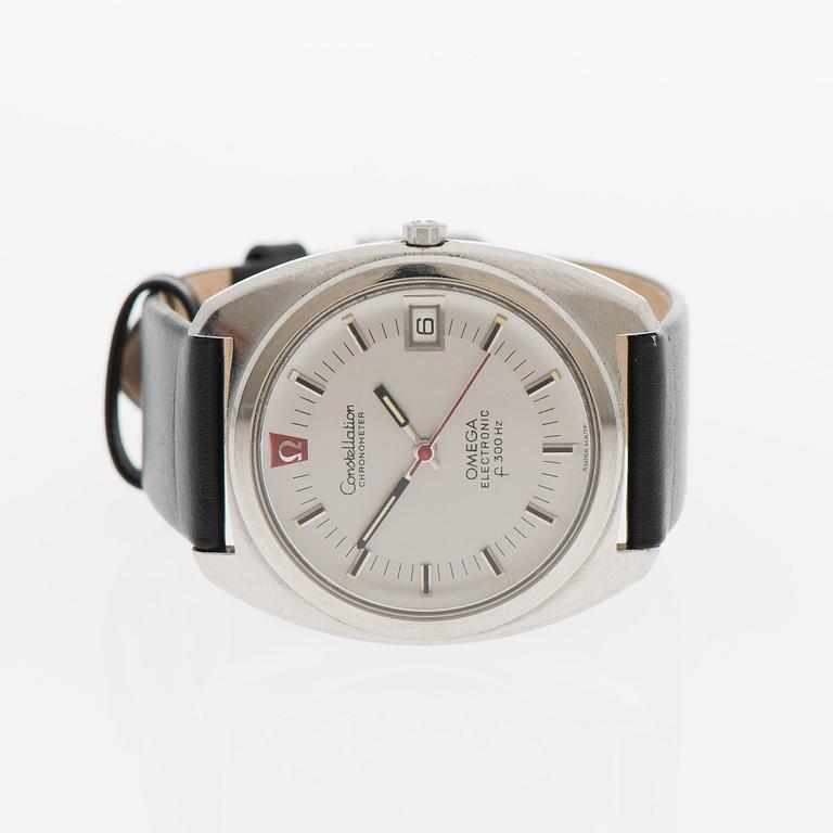 ARMBNDSUR för män, Omega Constellation, Chronometer Electronic f 300 Hz.