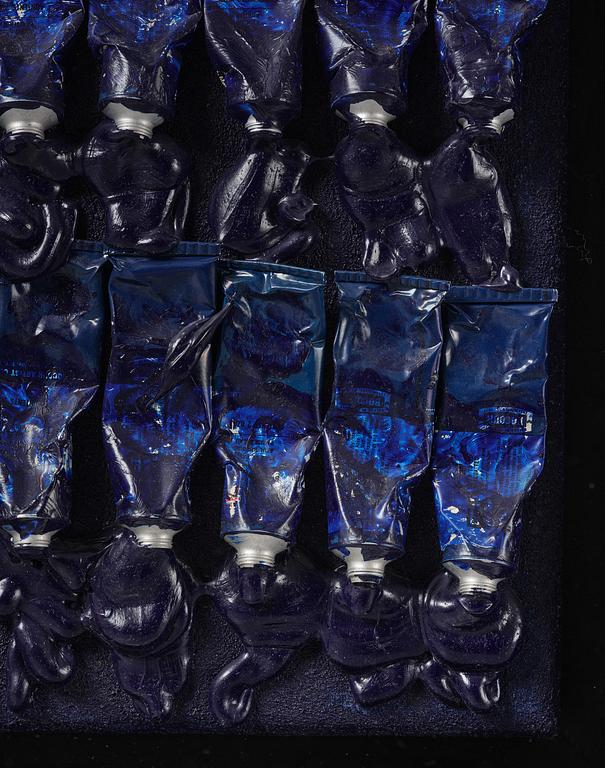 Arman (Armand Pierre Fernandez), "Monochrome Accumulation no. 3003".
