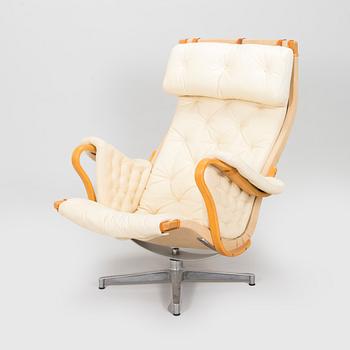 Bruno Mathsson, a 'Pernilla Roto' armchair, DUX, second half of the 20th century.