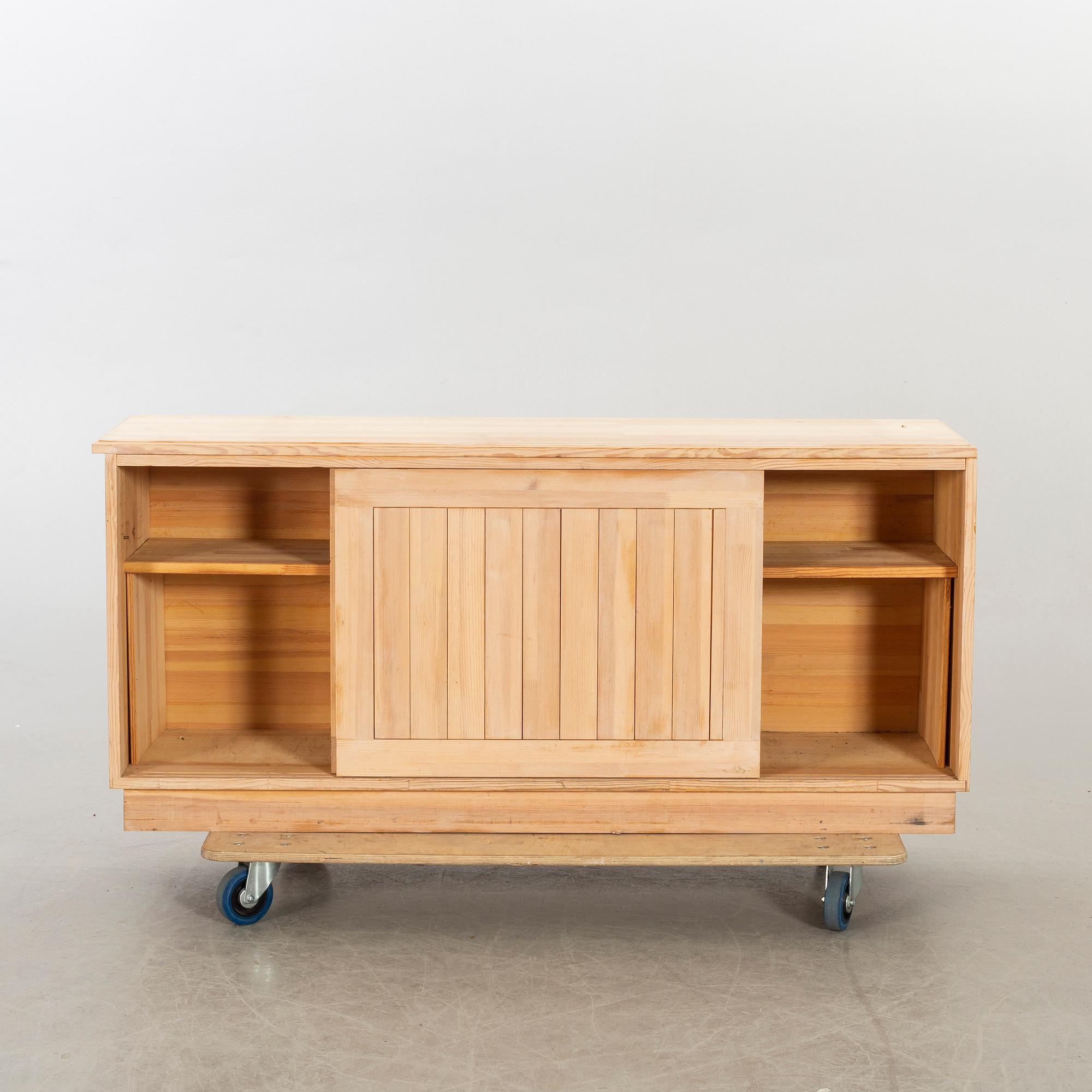 A PINE WOOD SIDEBOARD DESIGN OLOF PIRA.