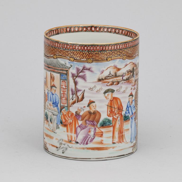 MUGG, porslin, Qianlong, Kina, 1700-tal.